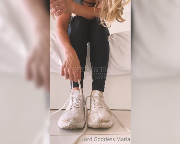 Lord Goddess Maria aka Lordmaria OnlyFans - Where are My foot fanatics at Do you love sweaty feet What would you do to get the opportunity to