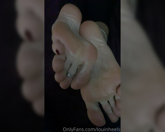 Lou In Heels aka Louinheels OnlyFans - The first video from his POV having my feet in his lap with the new pedi Want it to be you