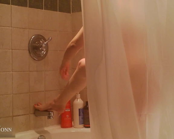 Miss Adah Vonn aka Topdomme OnlyFans - 6 MINUTE CLIP Long Legs Shaved in the Shower  a fan favorite