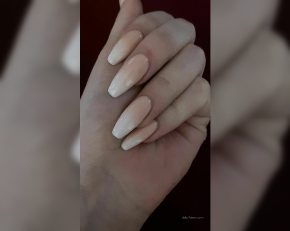 Miss Adah Vonn aka Topdomme OnlyFans - VID Gosh, I frikken love these sexy nails ~