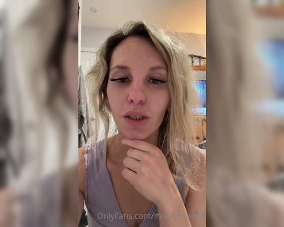 Marilyn Roe aka Marilynroe23 OnlyFans - Do these sissy tasks , but only if you eat your cum when your done 1