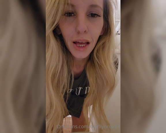 Marilyn Roe aka Marilynroe23 OnlyFans - My video editor is being weird dont have time to fuck with it right now but this is called clean 2