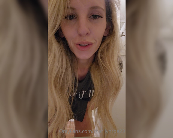 Marilyn Roe aka Marilynroe23 OnlyFans - My video editor is being weird dont have time to fuck with it right now but this is called clean 2