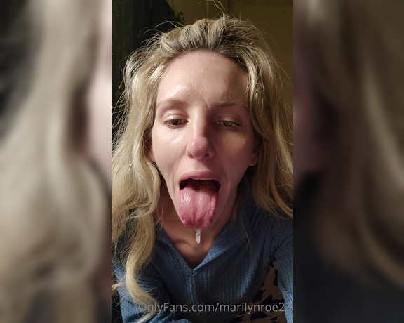 Marilyn Roe aka Marilynroe23 OnlyFans - Drool and spit fetish