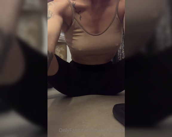 Marilyn Roe aka Marilynroe23 OnlyFans - Farting while stretching and POV fart In your face Is it me or do they just keep getting louder 1