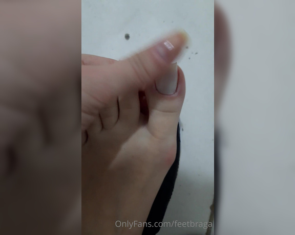 Feet Braga aka Feetbraga OnlyFans - Taking off shoes at work