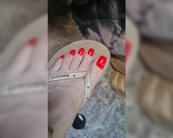 Feet Braga aka Feetbraga OnlyFans - New vdeo red toes for you