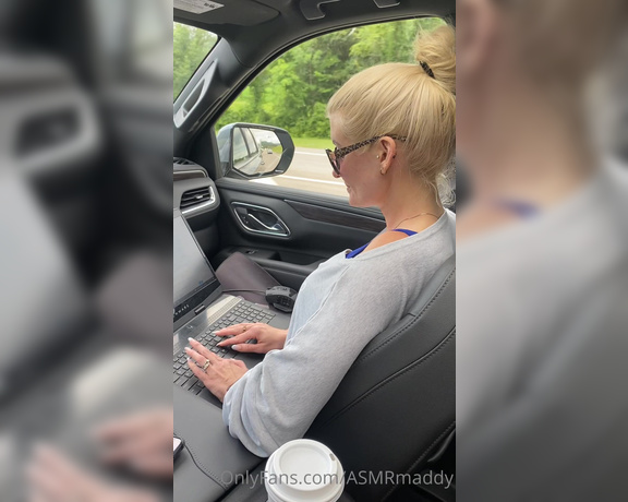 ASMR Maddy aka Asmrmaddy OnlyFans - On a naughty road trip I should have a bunch of sexy clips for you this weekend