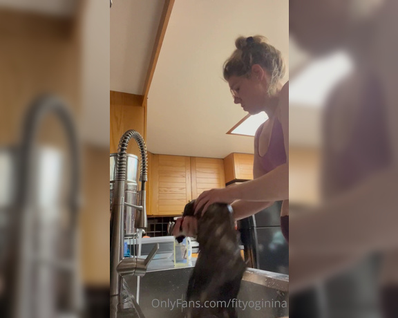 Nina aka Fityoginina OnlyFans - Fleas like omg what a nightmare Because apparently this move was going too smooth Honestly I t 2