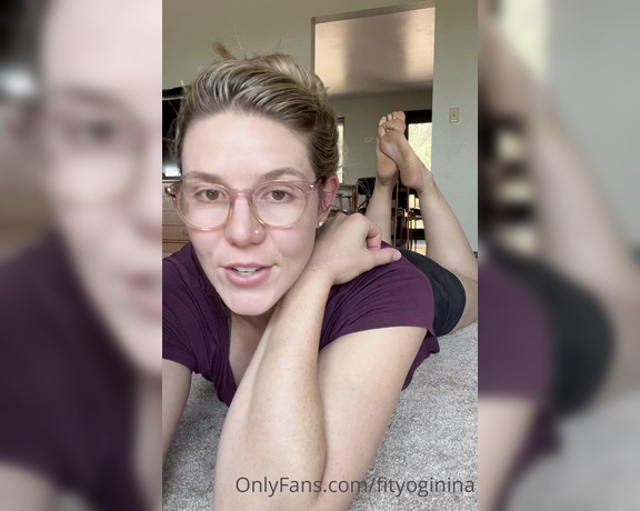 Nina aka Fityoginina OnlyFans - This is a 25 min rambling life update but I do wiggle my toes at you the whole time This is a story