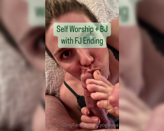 Nina aka Fityoginina OnlyFans - Self Worship + BJ (at the same time!) with FJ Ending This was such a fun video to film I couldnt