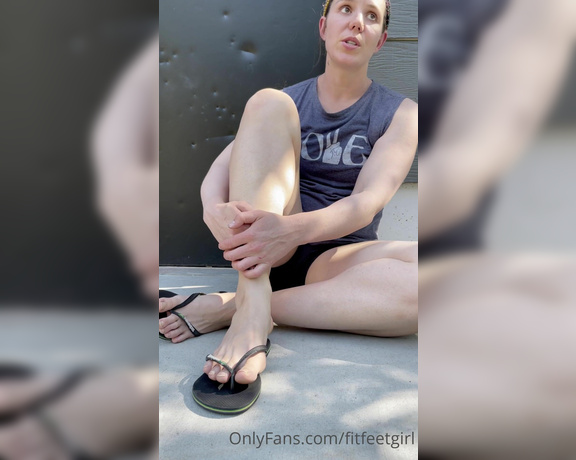 Nina aka Fityoginina OnlyFans - Flip flop vibes paired with a casual chat I’m going through a rough patch emotionally with aging