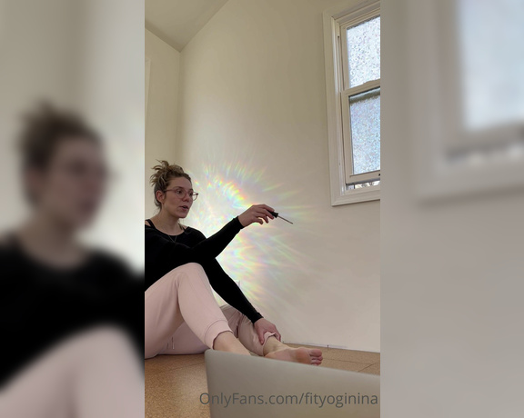 Nina aka Fityoginina OnlyFans - I had to cut out the beginning of this video because I realized my box had my address on it anyway