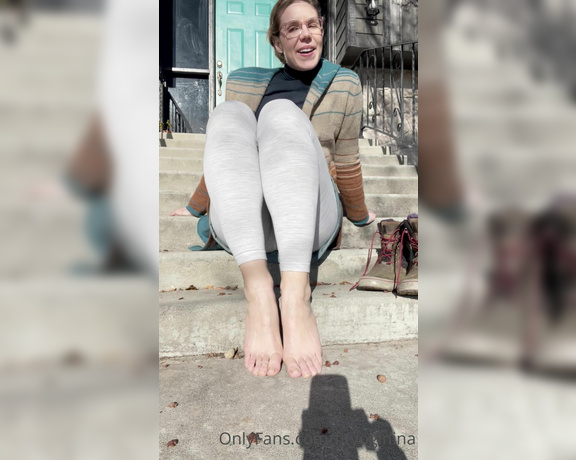 Nina aka Fityoginina OnlyFans - Boot removal, sock sniffing JOI as I enjoy teasing you and making you cum to my bare soles on my fro