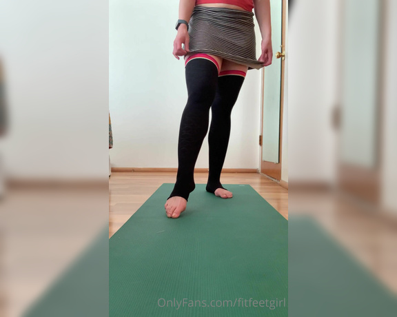 Nina aka Fityoginina OnlyFans - THANK YOU to the special someone who bought me these leg warmers off my wishlist They just came