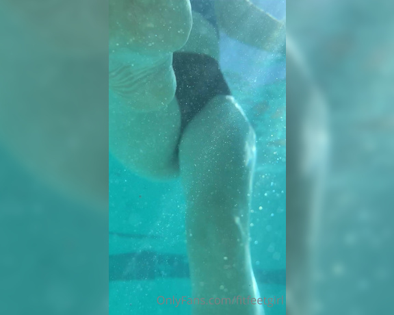 Nina aka Fityoginina OnlyFans - The great thing about pool parties is that I can tease you under the water I got a little brave