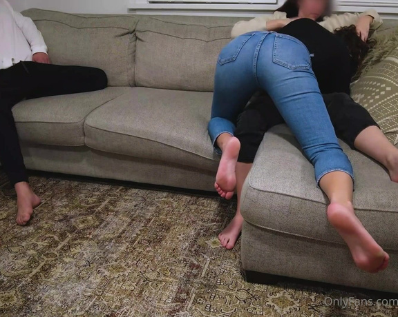 Privately Public aka Privatelypublic OnlyFans - We started the night off with letting Caden watch us have a little fun Poor guy could only rub ove