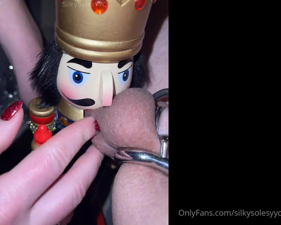 SilkySolesYYC aka Silkysolesyyc OnlyFans - This is what is meant buy nutcracker right A silly holiday themed video that I hope makes all my