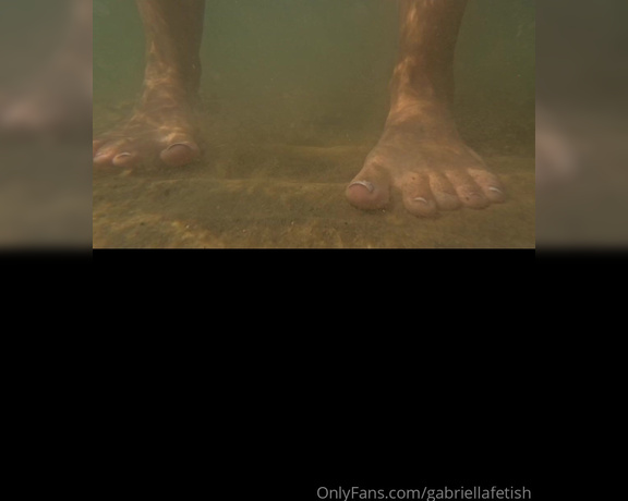 Goddess Gabriella aka gabriellafetish - 07-11-2024 OnlyFans Video - this is how i play with the little worms in the sea water