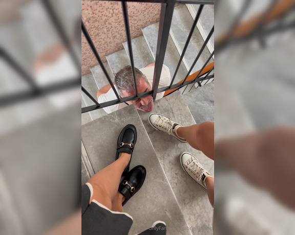 Goddess Gabriella aka gabriellafetish - 11-03-2024 OnlyFans Video - we love these kinds of surprises in the stairwell