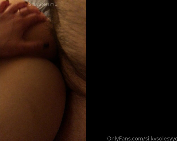 SilkySolesYYC aka Silkysolesyyc OnlyFans - Look at this progress!! Hes obviously been practicing! Cuckold YYC now gets his chance to have sex