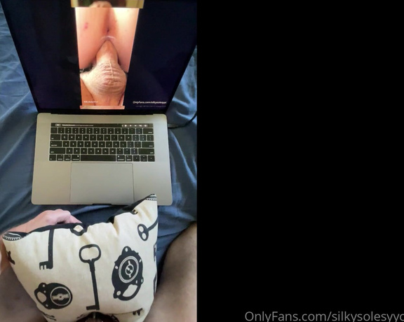 SilkySolesYYC aka Silkysolesyyc OnlyFans - You arent the only one teasing their locked cock to our videos Cuckold yyc teases his little clit