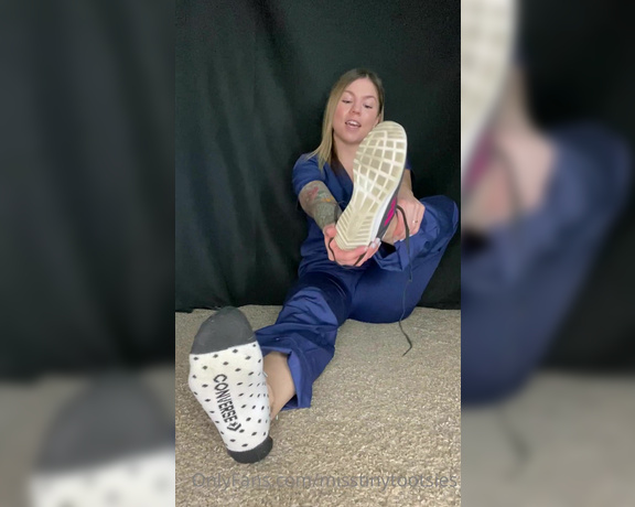 Misstinytootsies aka Misstinytootsies OnlyFans - Nurse Smelly Feet Tease