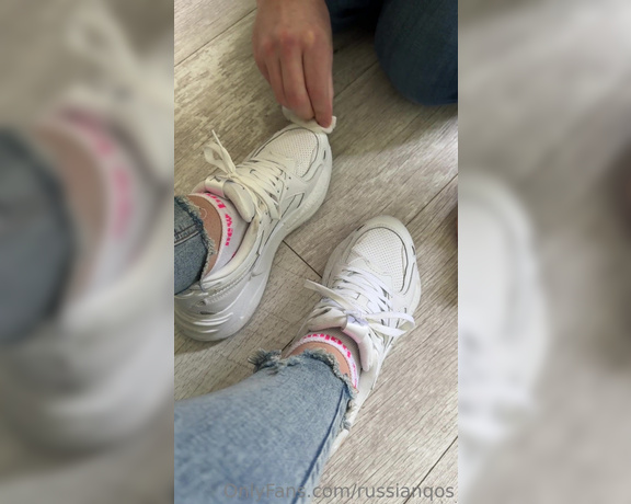 RussianQoS aka Russianqos OnlyFans - I like my white shoes sparkling clean 2