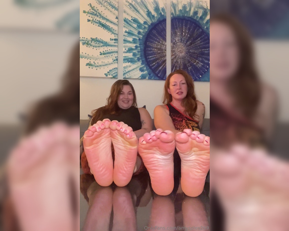 Amysoles269 aka Amysoles269 OnlyFans - We wanna make you cum all over our feet! Could you handle us both