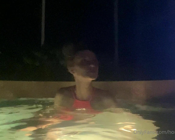 Honey Crest aka Honeysperfectfeet OnlyFans - I got my hot tub fixed