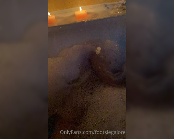 Footsiegalore aka Footsiegalore OnlyFans - More candlelit bath time fun videos for my darlings 2