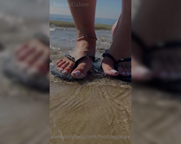 Footsiegalore aka Footsiegalore OnlyFans - Feeling like the little mermaid washed up on the beach with her new feet but with the addition