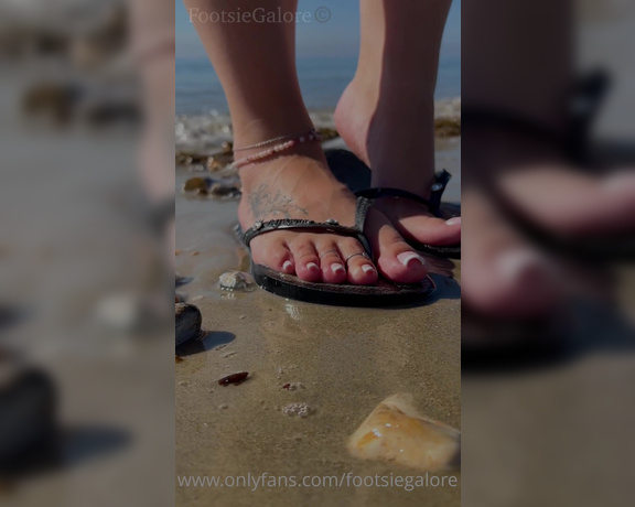Footsiegalore aka Footsiegalore OnlyFans - Feeling like the little mermaid washed up on the beach with her new feet but with the addition