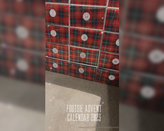 Footsiegalore aka Footsiegalore OnlyFans - Day, one of the Footsie advent calendar has arrived!! Here is your first clue to what is in store
