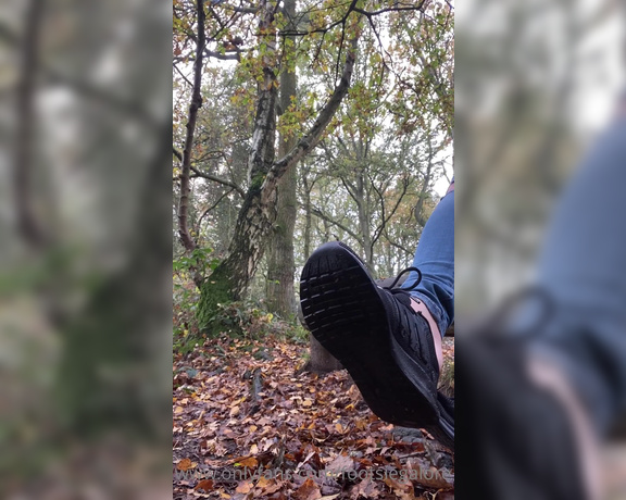 Footsiegalore aka Footsiegalore OnlyFans - I had something in my shoe in the woods on my walk the other day, so annoying! But it made me sit