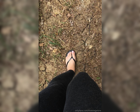 Footsiegalore aka Footsiegalore OnlyFans - I went for a walk to clear my head, I love how peaceful it is to be in such beautiful surroundings