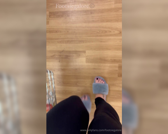 Footsiegalore aka Footsiegalore OnlyFans - Whoops! I went to the shop in my slippers one of those crazy days!