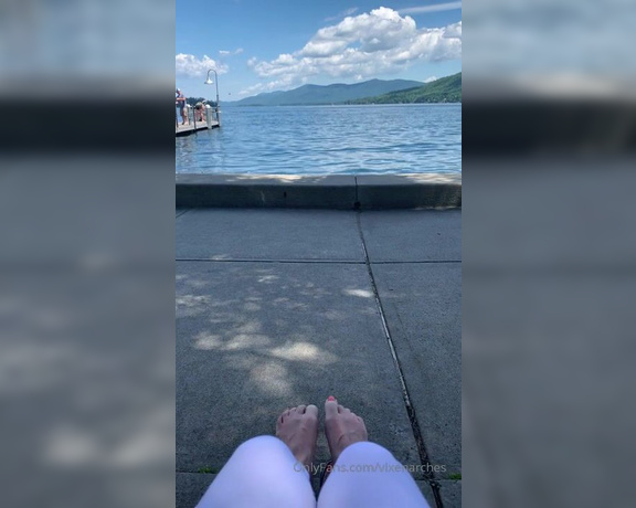 Vixen Arches aka Vixenarches OnlyFans - Relax with me and my toes by the lake (From my trip to Lake George a week ago)