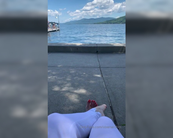 Vixen Arches aka Vixenarches OnlyFans - Relax with me and my toes by the lake (From my trip to Lake George a week ago)