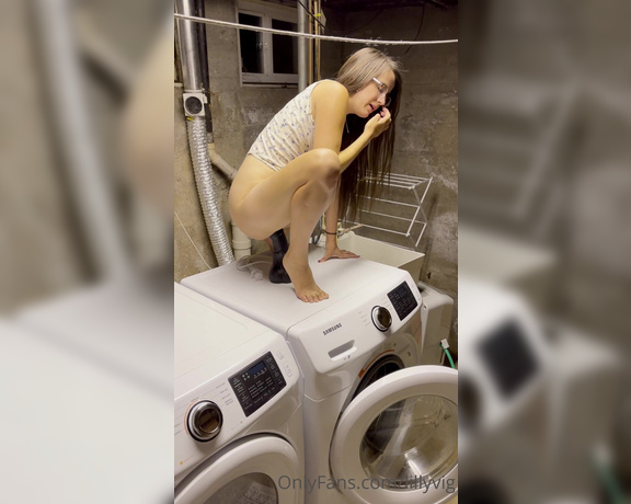 Lilly aka Lillyvig OnlyFans - # TIP FOR THE 12 minute washer machine ]video