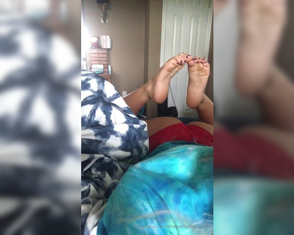 ThePerfectMistress aka Theperfectmistress OnlyFans - Here’s 2 videos!!!! You love watching my beautifully soft succulent soles stretch and flex, hehe! 1