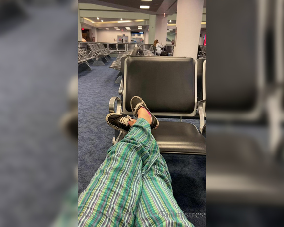 ThePerfectMistress aka Theperfectmistress OnlyFans - Part 1 In the airport, wish you were here to rub my feet