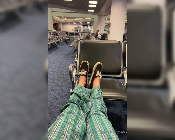 ThePerfectMistress aka Theperfectmistress OnlyFans - Part 1 In the airport, wish you were here to rub my feet