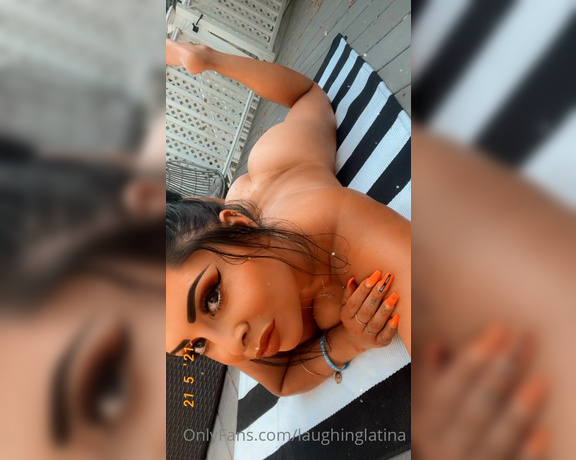 Jasmine Mendez OnlyFans aka Laughinglatina - Where’s my drink & foot rub