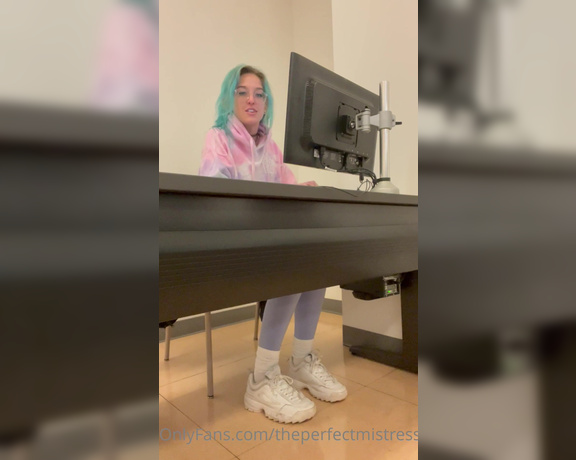 ThePerfectMistress aka Theperfectmistress OnlyFans - Drop your pencil and smell my feet while everyone’s paying attention to the professor! Quick!