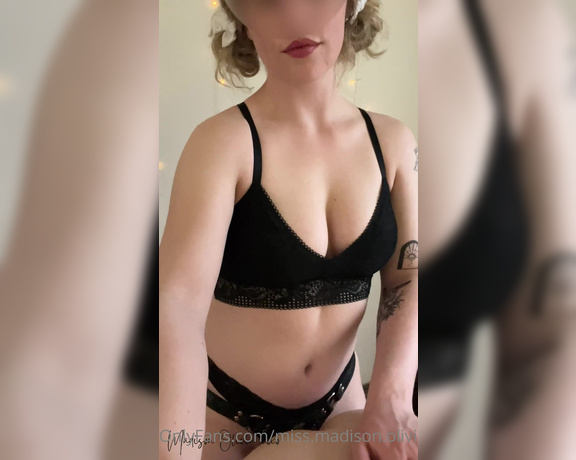 Madison Olivia aka Miss madison olivia OnlyFans - Im so excited to peg him again soon! Dont forget to vote in this weeks poll to decide what hell