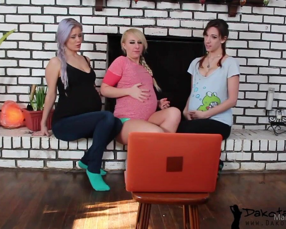 Dakota Charms aka Dakotacharms OnlyFans - Pregnant Chicks (Anabelle Pync, Alora Jaymes, & Dakota Charms)