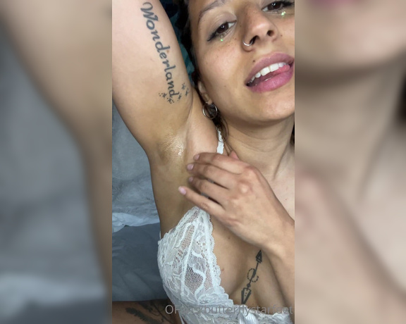 Emma aka Queenstarb OnlyFans - My armpits are so soft after I shaved them Swipe to see them getting wet with oil 9