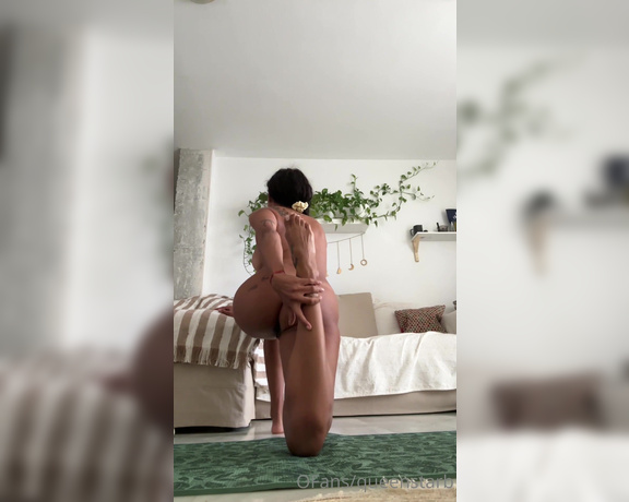 Emma aka Queenstarb OnlyFans - A lil morning stretch A must in your morning routine