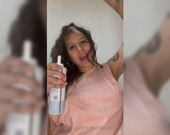 Emma aka Queenstarb OnlyFans - Uhm licking cream from my armpit Want to taste it too 1